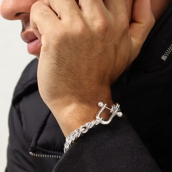 NWT Pearl Silver Bracelet - Picture 3 of 13